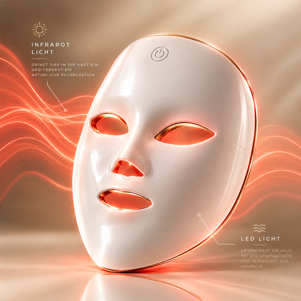 Veluva Beauty LED-Gesichtsmaske 7 Farben